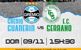 Grêmio Guamerim e Serrano iniciam disputa pelo título do Municipal, em SMO
