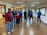 Candidatos a prefeito de São Miguel do Oeste chegam para o debate na Peperi