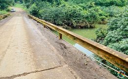 Nível de água do Rio Uruguai baixa e libera trânsito em pontes