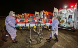 Pacientes de Manaus chegam a SC para tratamento da Covid-19