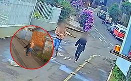 Homem ataca veículos com facão e causa tumulto no centro de SMOeste 