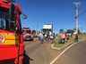 Colisão entre carro e caminhão deixa idoso ferido na BR 163