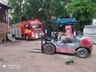 Empilhadeira pega fogo em empresa e mobiliza bombeiros em Itapiranga