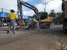 Empresa realiza reparos na Avenida Gustavo Fetter, em Iporã do Oeste