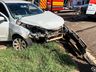 VÍDEO: colisão envolve três carros e deixa feridos na Willy Barth
