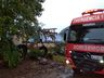 Casa é destruída por incêndio no interior de Cunha Porã