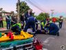 Motociclista atropela homem na faixa e foge sem prestar socorro em SMOeste