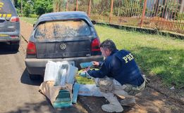PRF prende homem com mais de 100 quilos de maconha na BR-163