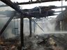 Casa é destruída por incêndio no interior de Cunha Porã