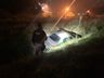 Falta de visibilidade causa saída de pista na BR-163 em SMOeste; Veja