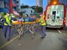 Motociclista fica ferido em acidente no centro de São Miguel do Oeste