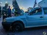 Carro vai parar embaixo de caminhão em acidente na Willy Barth; Assista o resgate 