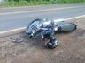 Homem fica gravemente ferido em colisão entre moto e trator na SC-163
