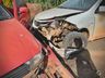 Colisão entre dois carros deixa mulher ferida no interior de São Miguel do Oeste 