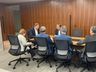 Prefeito e comitiva de SMO se reúnem com presidência da Fiesc 