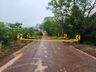 Bombeiros interditam ponte na SC-283 em Itapiranga