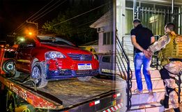 Tático prende homem por furto de veículo em Descanso