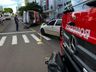 Atropelamento deixa idoso ferido no centro de SMOeste