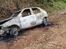 Incêndio em automóvel é registrado no interior de Iporã do Oeste 