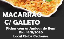  Amigas do Bem organizam almoço para arrecadação de lucros devido ao cancelamento do brechó