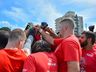 No detalhe, São Miguel Indians é superado por Cascavel Olympians; fotos