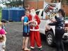 Moto Grupo Acelera no Mato Veiaco de Bandeirante realiza ação solidária de Natal