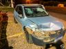 Motorista dorme ao volante, colide em caminhão e é preso na SC-163 em Descanso 