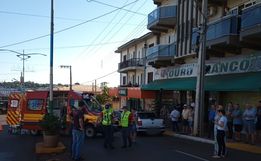 Bombeiros atendem mais uma vítima de atropelamento em Iporã do Oeste