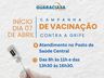Vacinação contra a gripe começa nesta segunda em Guaraciaba