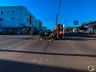  Motociclista fica gravemente ferido ao bater na lateral de carro na Willy Barth; Vídeo
