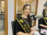 Soberanas da FAIC visitam Rádio Itapiranga