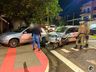 Mulher sofre fraturas ao ser atropelada por carro no Centro de SMOeste 