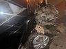 Motorista bate em carros estacionados e foge em São Miguel do Oeste 