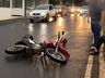 Fios soltos causam queda de motociclista na Willy Barth em SMO