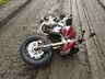 Jovem fica ferido em queda de motocicleta na SC 163, em Itapiranga