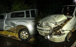 Falta de visibilidade causa acidente na SC-492 em São Miguel do Oeste