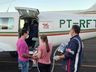 Aeronave do Estado transporta bebê com AME para tratamento na Capital