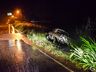 Saída de pista deixa homem ferido em São Miguel do Oeste