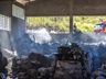 VÍDEO: Incêndio destrói materiais recicláveis da ACOMAR 