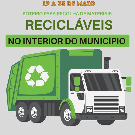 Guaraciaba inicia mutirão de reciclagem no interior a partir do dia 19