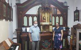 Altar construído há 80 anos é recuperado em Itapiranga