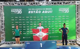 Atleta de Itapiranga conquista ouro no Campeonato Brasileiro de Atletismo 