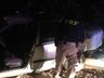 Vídeo: Carro capota, bate em árvore e condutor abandona local em SMOeste