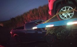 Veículo de Itapiranga se envolve em acidente na SC 163