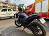 Colisão entre moto e caminhonete deixa motociclista ferido no centro de SMOeste  