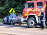 Homem sofre ferimentos graves após capotar veículo na BR-282 em SMOeste
