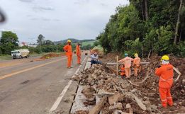 VÍDEO: obras voltam a ser realizadas no trecho da BR 163  em São José do Cedro