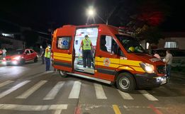 Colisão entre duas motos deixa homem ferido em São Miguel do Oeste
