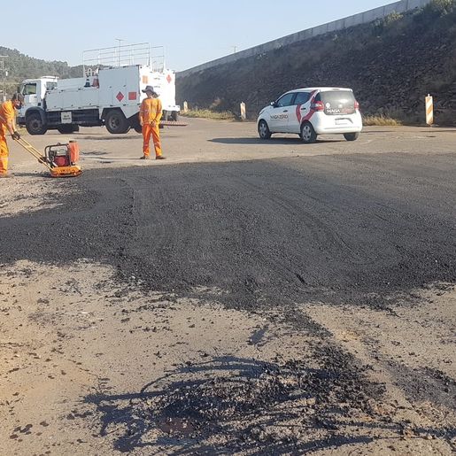 Inicia operação tapa buracos na BR 163