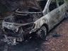Veículo é completamente destruído por incêndio em Mondaí